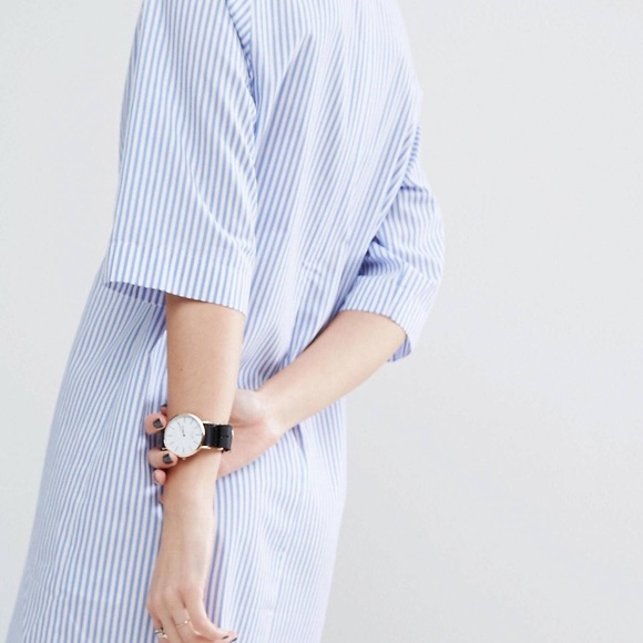 Tie front mini dress in stripes - Picture 2 of 2